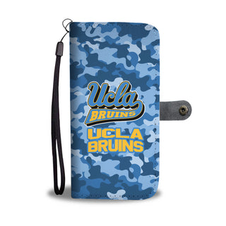 Camo Pattern UCLA Bruins Wallet Phone Cases