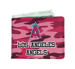 Camo Pattern Los Angeles Angels Mens Wallets
