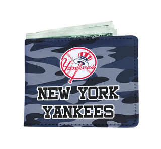 Camo Pattern New York Yankees Mens Wallets