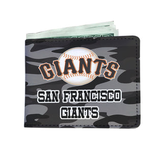 Camo Pattern San Francisco Giants Mens Wallets