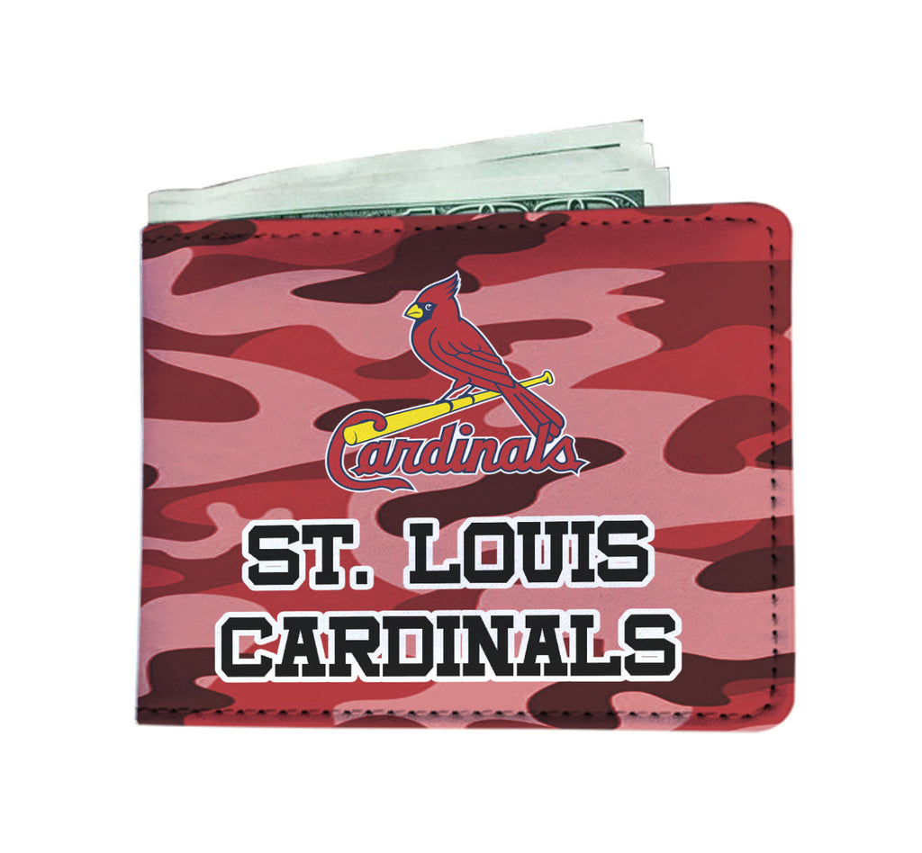 Men's St. Louis Cardinals Black Leather Wallet