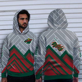 Black Cross Line Minnesota Wild Hoodie