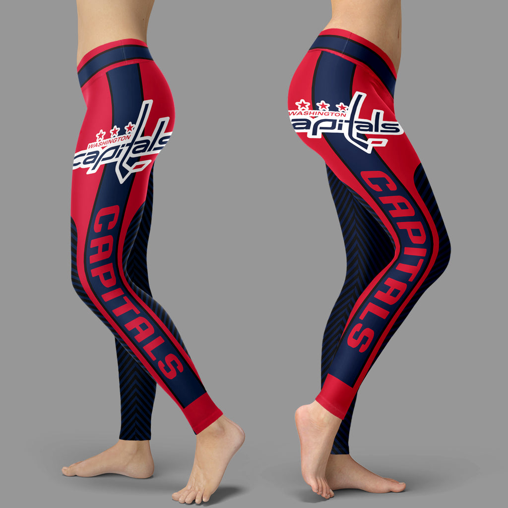 New Fashion Gorgeous Fitting Fabulous Washington Capitals Leggings