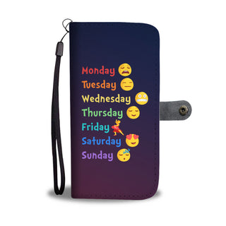 Emoji Day Wallet Phone Cases