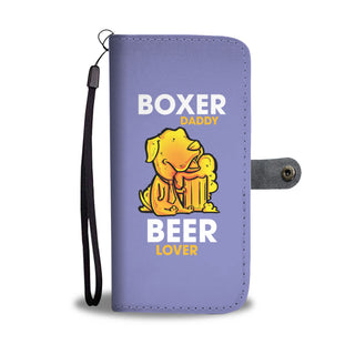 Boxer Daddy Beer Lover Wallet Phone Cases