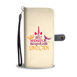 The Best Mermaids Hangout With Unicorn Wallet Phone Cases