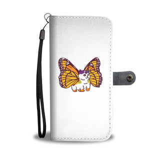 Rainbow Butterfly Unicorn Kitten Wallet Phone Cases