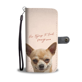 Look At Me Chihuahua Wallet Phone Cases