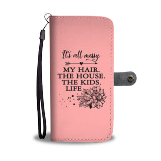 Mom Life Wallet Phone Cases
