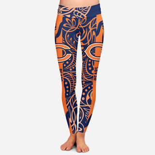 Curly Line Charming Daily Fashion Chicago Bears Leggings