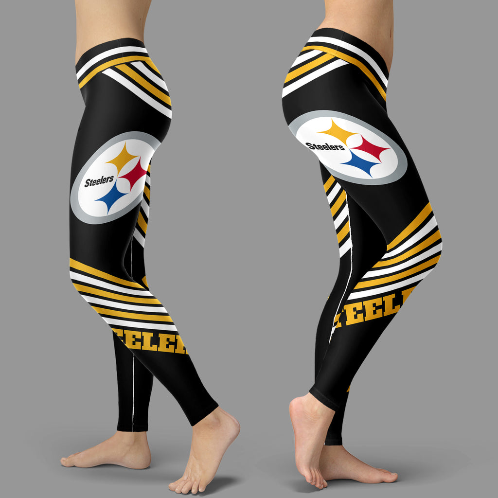Pittsburgh Steelers Women's High Waist Leggings