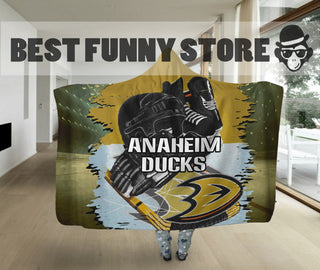 Special Edition Anaheim Ducks Home Field Advantage Hooded Blanket