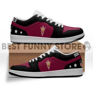Gorgeous Simple Logo Arizona State Sun Devils Low Jordan Shoes