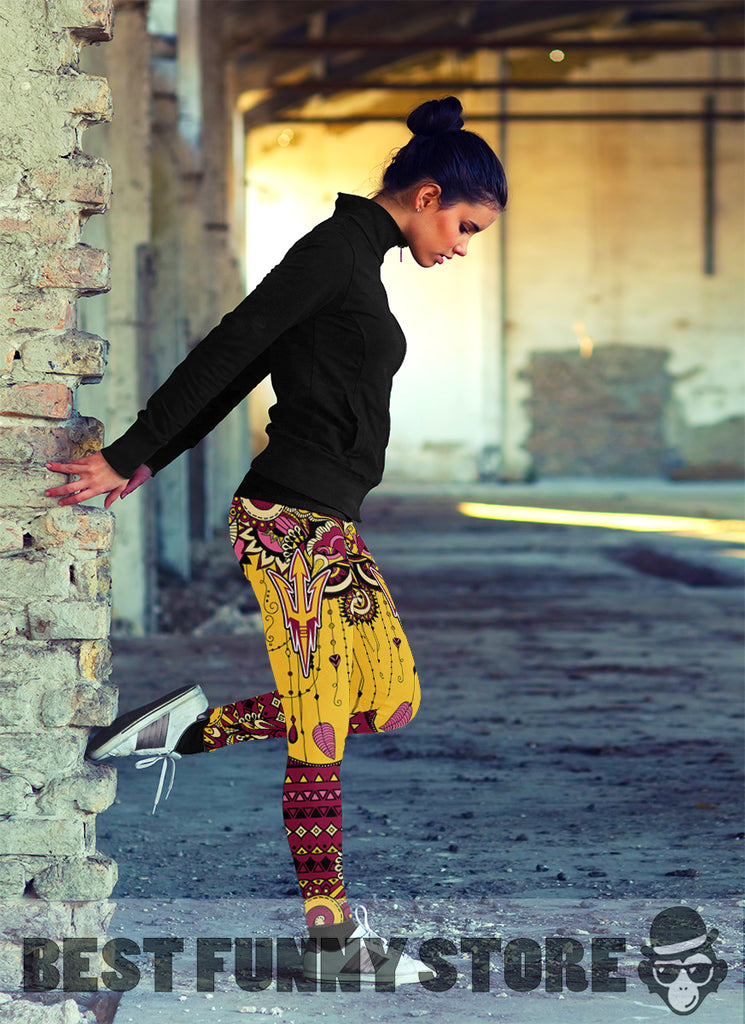 Simple Boho Arizona State Sun Devils Leggings