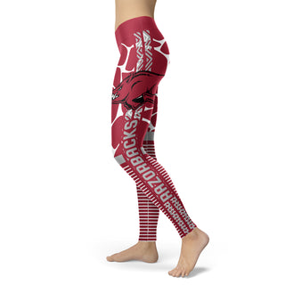 Cool Air Lighten Attractive Kind Arkansas Razorbacks Leggings