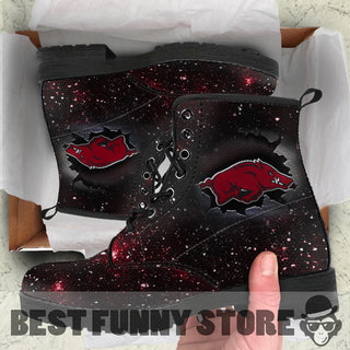 Art Scratch Mystery Arkansas Razorbacks Boots