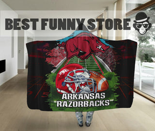 Special Edition Arkansas Razorbacks Home Field Advantage Hooded Blanket