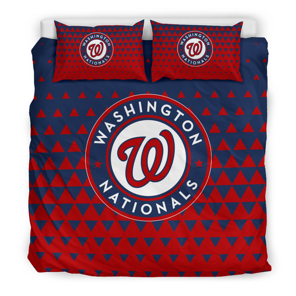 Full Of Fascinating Icon Pretty Logo Washington Nationals Bedding Sets