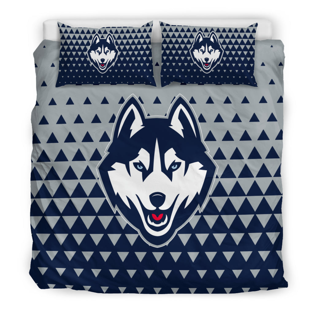 Full Of Fascinating Icon Pretty Logo Connecticut Huskies Bedding Sets