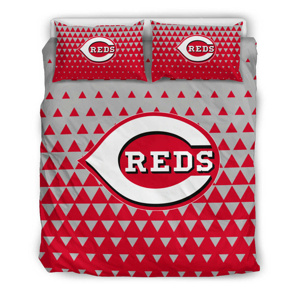 Full Of Fascinating Icon Pretty Logo Cincinnati Reds Bedding Sets