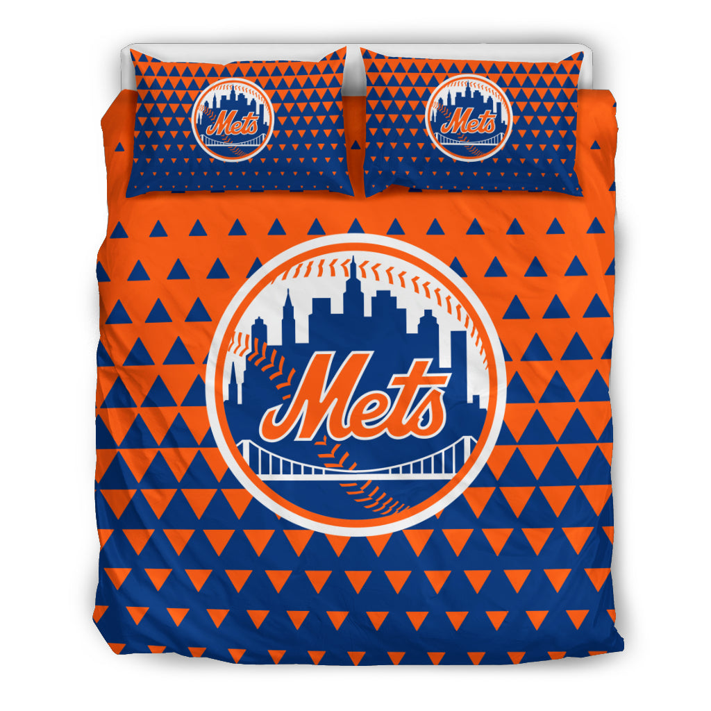 Full Of Fascinating Icon Pretty Logo New York Mets Bedding Sets