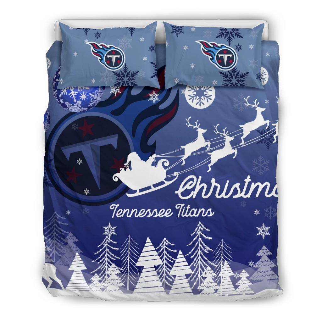 Merry Christmas Gift Tennessee Titans Bedding Sets Pro Shop – Best