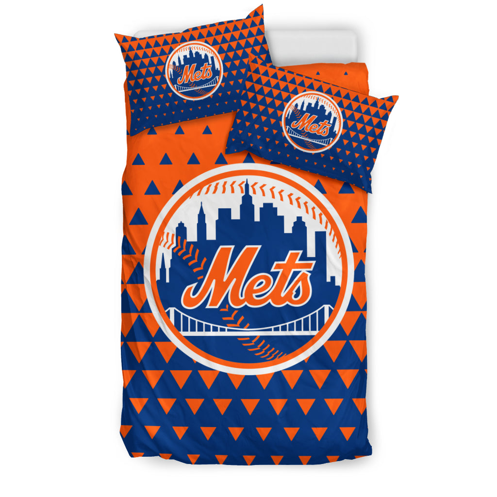 Full Of Fascinating Icon Pretty Logo New York Mets Bedding Sets