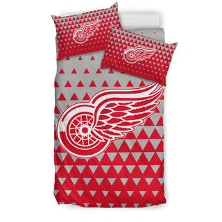 Full Of Fascinating Icon Pretty Logo Detroit Red Wings Bedding Sets