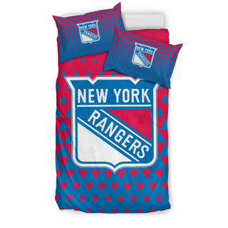 Full Of Fascinating Icon Pretty Logo New York Rangers Bedding Sets