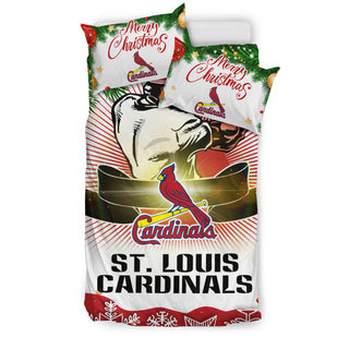 Funny Gift Shop Merry Christmas St. Louis Cardinals Bedding Sets