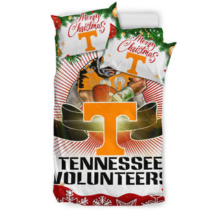 Funny Gift Shop Merry Christmas Tennessee Volunteers Bedding Sets