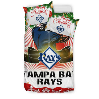 Funny Gift Shop Merry Christmas Tampa Bay Rays Bedding Sets