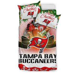 Funny Gift Shop Merry Christmas Tampa Bay Buccaneers Bedding Sets