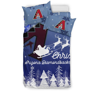 Merry Christmas Gift Arizona Diamondbacks Bedding Sets Pro Shop