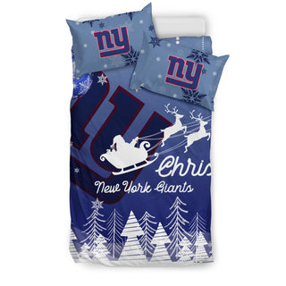 Merry Christmas Gift New York Giants Bedding Sets Pro Shop