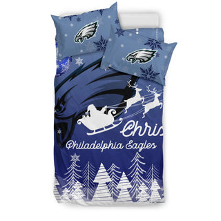 Merry Christmas Gift Philadelphia Eagles Bedding Sets Pro Shop