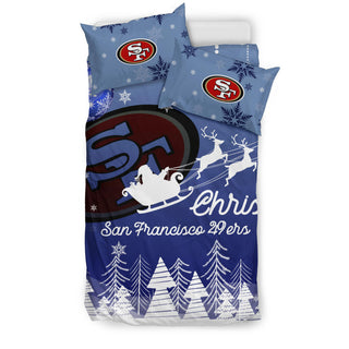 Merry Christmas Gift San Francisco 49ers Bedding Sets Pro Shop