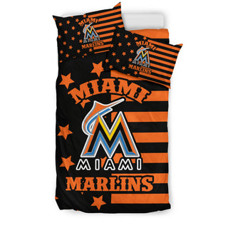 Star Mashup Column Miami Marlins Bedding Sets