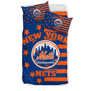 Star Mashup Column New York Mets Bedding Sets