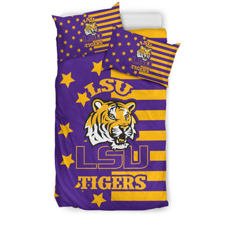 Star Mashup Column LSU Tigers Bedding Sets