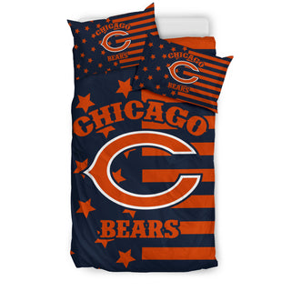 Star Mashup Column Chicago Bears Bedding Sets