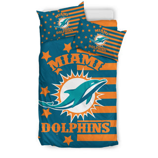 Star Mashup Column Miami Dolphins Bedding Sets