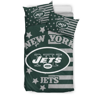 Star Mashup Column New York Jets Bedding Sets