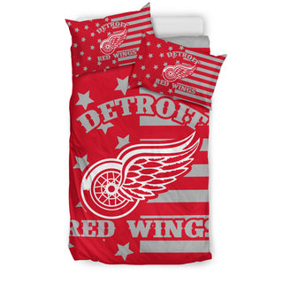 Star Mashup Column Detroit Red Wings Bedding Sets
