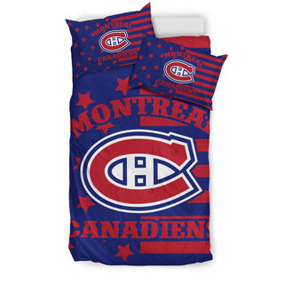 Star Mashup Column Montreal Canadiens Bedding Sets