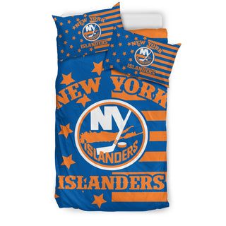 Star Mashup Column New York Islanders Bedding Sets