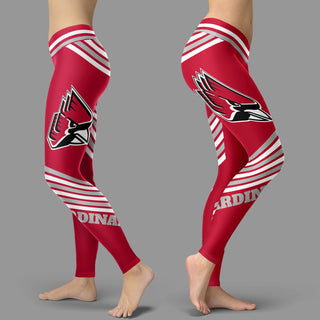 Straight Cute Beautiful Attractive Ball State Cardinals Leggings