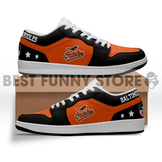 Gorgeous Simple Logo Baltimore Orioles Low Jordan Shoes