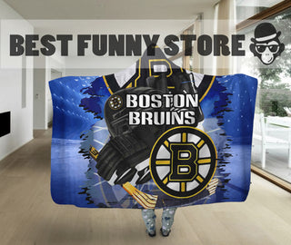 Special Edition Boston Bruins Home Field Advantage Hooded Blanket