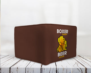 Boxer Daddy Beer Lover Men's Wallets